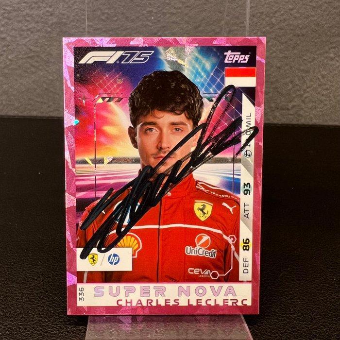 Ferrari - Topps 336 Parallel pink Edition Super Nova Signed, Verzamelen, Automerken, Motoren en Formule 1