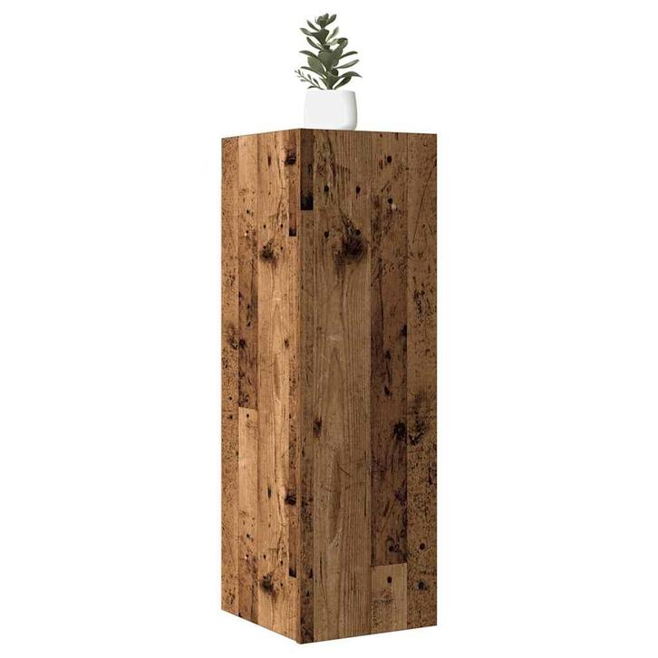 vidaXL Tv-meubel 30,5x30x90 cm bewerkt hout oud houtkleurig, Huis en Inrichting, Kasten | Televisiemeubels, Nieuw, Overige houtsoorten