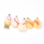 Set van 5 vintage kerst ornamenten | Kerstballen | Kerstmis