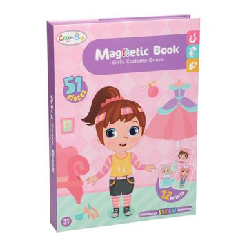 Magnetisch Boek - Outfits Meisje, 51dlg. beschikbaar voor biedingen
