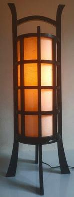 Staande lamp - Hout, Rijstpapier - Japanse Vloerlamp 90 cm