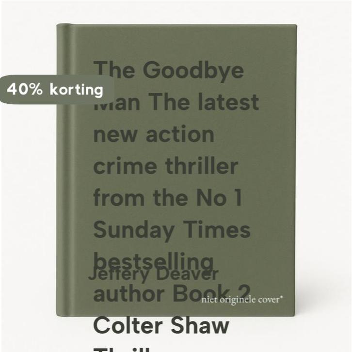 The Goodbye Man The latest new action crime thriller from, Boeken, Taal | Engels, Gelezen, Verzenden