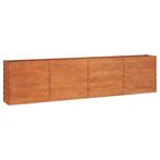 Verhoogde Plantenbak Cortenstaal - Retourdeal voor de bal..., 100 cm of meer, Nieuw, Ophalen of Verzenden, Metaal