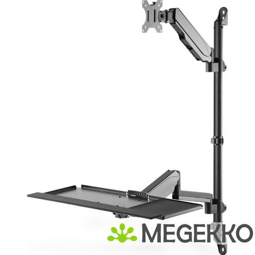 Digitus DA-90372 flat panel bureau steun 81,3 cm (32 ) Zwart, Computers en Software, Monitoren, Nieuw, Verzenden