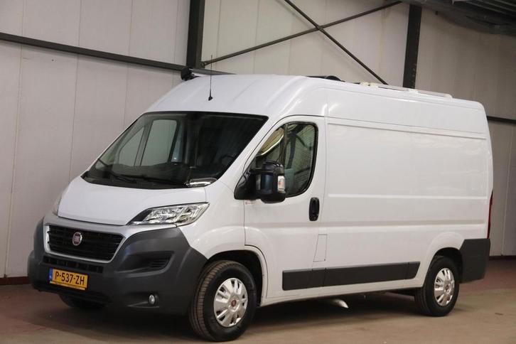 Fiat Ducato L2H2 CAMPER, Auto's, Bestelauto's, Lease, Handgeschakeld, Wit, Financial lease, Stof, Diesel, Airconditioning, Trekhaak