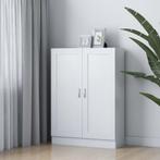 vidaXL Boekenkast 82,5x30,5x115 cm bewerlt hout wit, Verzenden, 100 tot 150 cm, Nieuw, 50 tot 100 cm