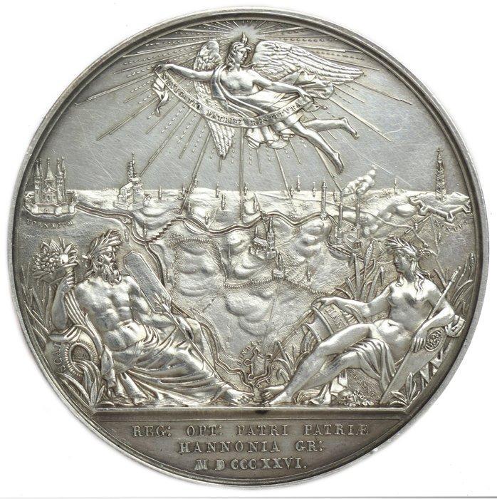 Nederland. Historical Medal Willem I - 1826 - Opening of the, Postzegels en Munten, Munten | Nederland