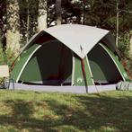vidaXL Tent 4-persoons waterdicht groen, Caravans en Kamperen, Tenten, Verzenden, Nieuw, Tot en met 2