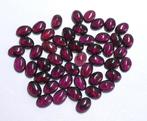 Grote partij GRENATS 100% natuurlijk Cabochon- 10.8 g - (50), Verzamelen