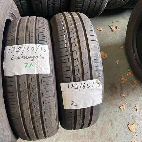 2 x Lanvigator 175-60-15 Zomerbanden 7mm, Auto-onderdelen, Banden en Velgen, 15 inch, Zomerbanden, 175 mm, Personenwagen, Gebruikt