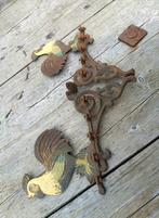 Wandplank beugel (2) - Gietijzer - Suspensions coqs fonte, Antiek en Kunst, Curiosa en Brocante
