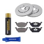 Voordeelset Remschijven + Remblokken SEAT IBIZA 1.4 voorzijd, Verzenden, Nieuw