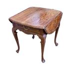 Bijzettafel - Inklapbare armen - Hout, Messing