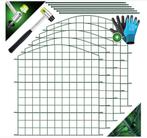 KESSER® Vijverhek tuinhek steekhek complete set metaal 5x bo, Verzenden, Nieuw