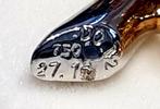 Speld wit goud geel goud - 27.20ct. tw. Saffier - Diamant -, Sieraden, Tassen en Uiterlijk, Antieke sieraden
