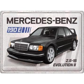 Wandbord reclamebord MercedesBenz 190 Parking Daimler bord beschikbaar voor biedingen