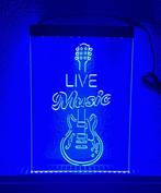 Live muziek neon bord lamp LED verlichting reclame lichtbak, Verzamelen, Merken en Reclamevoorwerpen, Verzenden, Nieuw