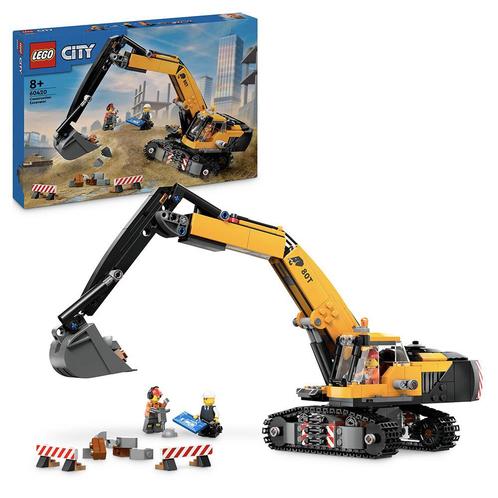 LEGO City - Yellow Construction Excavator 60420, Kinderen en Baby's, Speelgoed | Duplo en Lego, Ophalen of Verzenden
