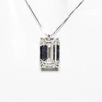 Zonder minimumprijs - Ketting met hanger - 14 karaat Witgoud