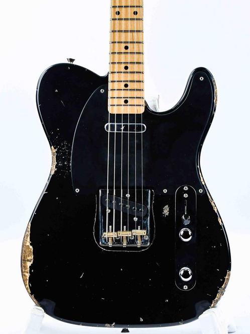 Del Tone 50s T Style Black Heavy Aged (Elektrische Gitaren), Muziek en Instrumenten, Snaarinstrumenten | Gitaren | Elektrisch