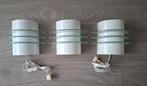 IKEA - Wandlamp - Drittel - Glas, Metaal - Drie wandlampen,