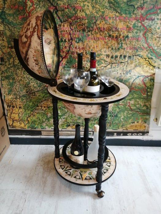 Globe bar - Hout - Globebar Barglobe, Antiek en Kunst, Curiosa en Brocante