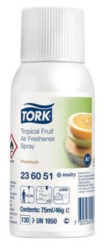 Tork Premium luchtverfrisser Tropical Fruit, 12 x 75 ml, Verzenden