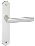 Deurklink London op schild Ovaal Blind aluminium, Doe-het-zelf en Verbouw, Hang- en Sluitwerk, Verzenden, Nieuw