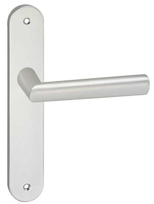 Deurklink London op schild Ovaal Blind aluminium, Doe-het-zelf en Verbouw, Hang- en Sluitwerk, Verzenden