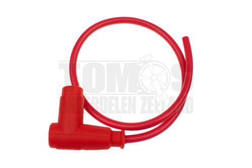 Bougiekabel 7mm met bougiedop rood ELEC, Fietsen en Brommers, Brommeronderdelen | Algemeen, Nieuw, Ophalen of Verzenden