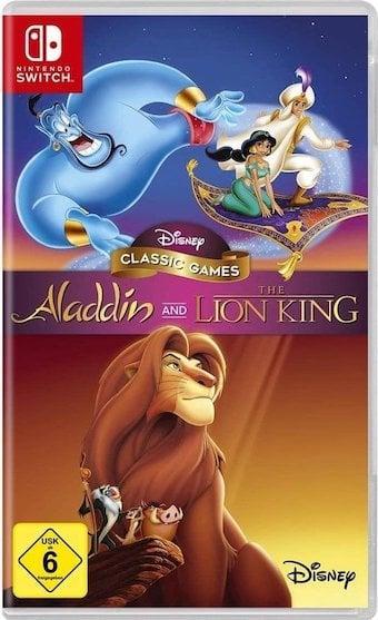Disney Classic Games Aladdin and the Lion King, Spelcomputers en Games, Games | Nintendo Switch, Zo goed als nieuw, Ophalen of Verzenden