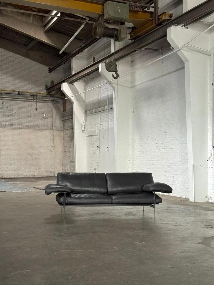 B&B Italia Diesis | Leer (NIEUWSTAAT), Huis en Inrichting, Banken | Bankstellen, 200 tot 250 cm, 75 tot 100 cm, Rechte bank, Tweepersoons