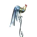 Haan - op standaard - metalen beeld - 120 cm - in kleur, Ophalen of Verzenden, Nieuw