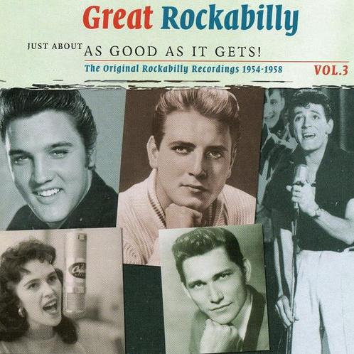 cd - Various - Great Rockabilly (Just About As Good As It..., Cd's en Dvd's, Cd's | Overige Cd's, Zo goed als nieuw, Verzenden