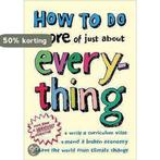 How to Do More of Just About Everything 9780007315130 eHow, Verzenden, Gelezen, EHow