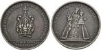 Zilver medaille 1848 Belgie Bruessel: Leopold I, 1831-1865:, Postzegels en Munten, Penningen en Medailles, Verzenden