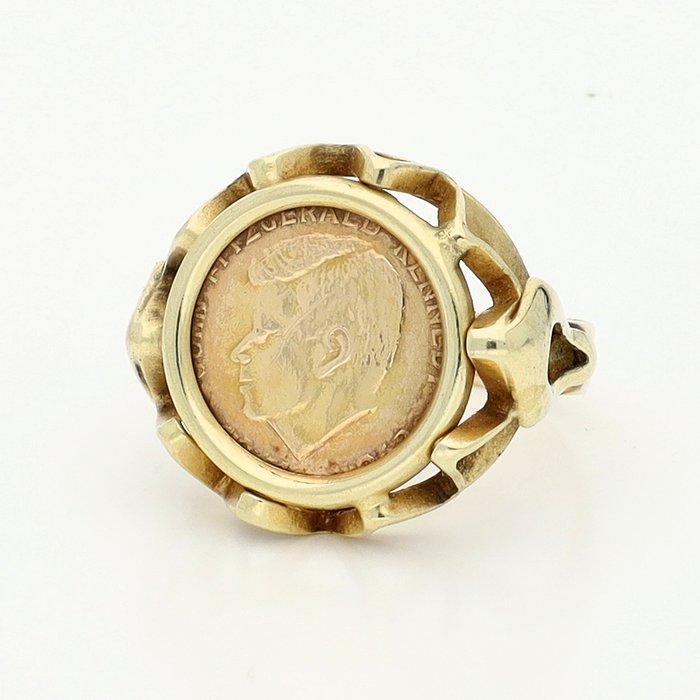 Ring - 18 karaat Geel goud, Sieraden, Tassen en Uiterlijk, Ringen