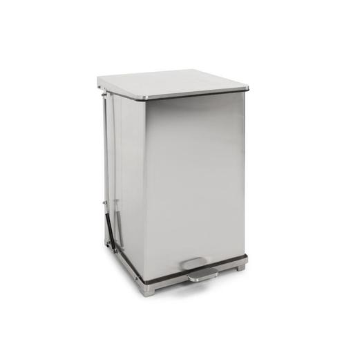 Industriële pedaalemmer 152 ltr - Mat RVS, Huis en Inrichting, Woonaccessoires | Prullenbakken, Nieuw, Verzenden
