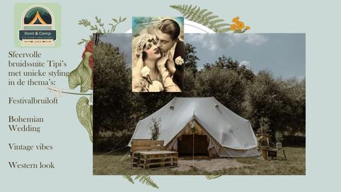 Uw mooiste DIY Boho/vintage bruiloft of event! Tipis/bar, Caravans en Kamperen, Tenten, Nieuw, meer dan 6