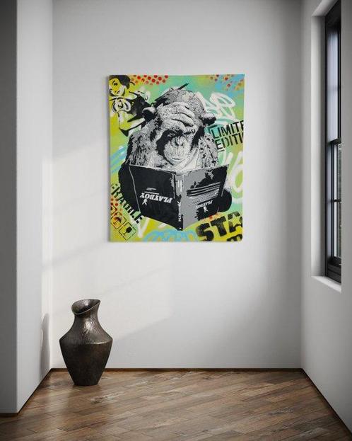 Sinao (1981) - Playboy [100% handmade], Antiek en Kunst, Kunst | Schilderijen | Modern