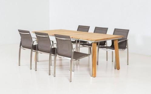 4 Seasons Outdoor Summit tuinset met uitschuifbare Maison, Tuin en Terras, Tuinsets en Loungesets, Ophalen of Verzenden