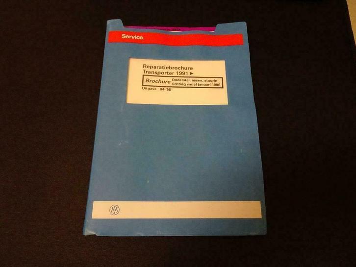 1998 Volkswagen Transporter Onderstel assen reparatie boek, Auto diversen, Handleidingen en Instructieboekjes, Verzenden