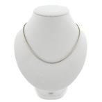 Witgouden visgraat schakel ketting | 39 cm, Sieraden, Tassen en Uiterlijk, Kettingen, Ophalen of Verzenden, Gebruikt, Overige kleuren