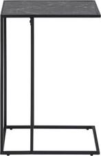 Bijzettafel Infinity 43x35 cm - zwart marmer, Huis en Inrichting, Woonaccessoires | Overige, Verzenden, Nieuw
