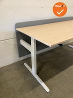 Ahrend Balance slingerverstelbaar bureau - 160x80 - met wit, Werkplek, Ophalen of Verzenden, Gebruikt, Bureau