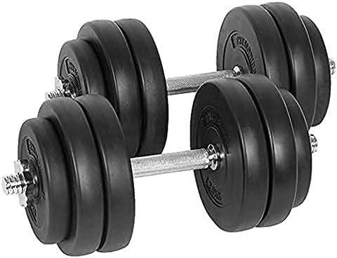 Dumbell set - 2 x 15 kg - kunststof, Sport en Fitness, Fitnessmaterialen, Nieuw, Verzenden