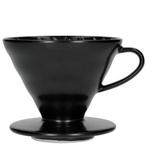 Hario V60-02 Dripper Keramiek Mat Zwart (slow coffee), Ophalen of Verzenden, Nieuw