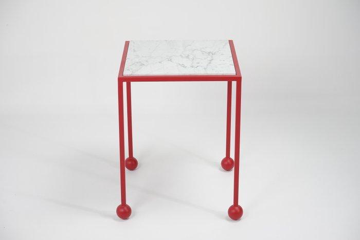 DFlab Studio - Middentafel - Orbit - Staal, Carrara marmer -, Antiek en Kunst, Kunst | Designobjecten