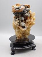 Figuur - Frogs and coins - Speksteen - China (Zonder