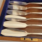 John Round & Sons - Bestekset (12) - Verzilverd - Vis eters